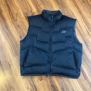 Eastern Mountain Sports  EMS Puffer Vest Men’s XL Goose Down Black Full Zip